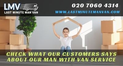 Absolutely amazing service from Last Munute Man Van