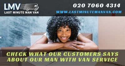 Driver from Last Minute Man Van was amazing