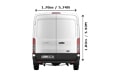 Last Minute Large Van and Man in London - Back View Dimension Thumbnail