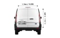 Last Minute Small Van and Man in London - Back View Dimension Thumbnail