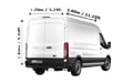 Last Minute Large Van and Man in London - Back View Dimension Thumbnail