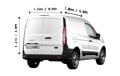 Last Minute Small Van and Man in London - Back View Dimension Thumbnail