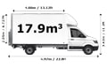 Last Minute Luton Van and Man in London - Side View Dimension Thumbnail