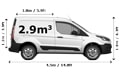 Last Minute Small Van and Man in London - Side View Dimension Thumbnail